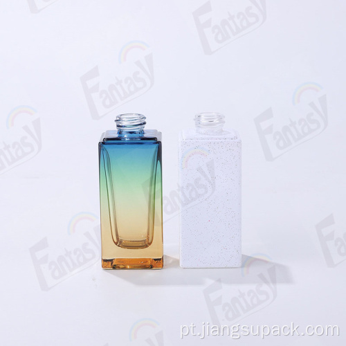 Produtos para cuidados com a pele de vidro embalagem garrafa de cosméticos de vidro